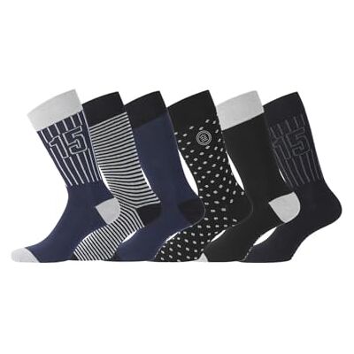 Blanco herrstrumpor (6-pack) Blanco herrstrumpor (6-pack)