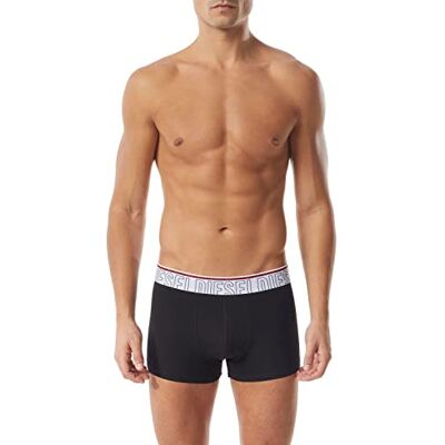 Diesel Herr UMBX-damienthreepack boxershorts (förpackning med 3), Svart vit blå, XS Diesel Herr UMBX-damienthreepack boxershorts (förpackning med 3), Svart vit blå, XS