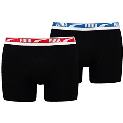 PUMA herr Boxershorts Multi Logo Boxer, Svart kombo, M PUMA herr Boxershorts Multi Logo Boxer, Svart kombo, M