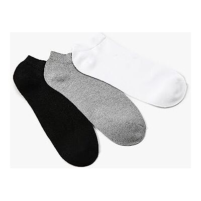 Koton Män Basic 3-pack flerfärgade kängurar set, Grå (040), One Size Koton Män Basic 3-pack flerfärgade kängurar set, Grå (040), One Size