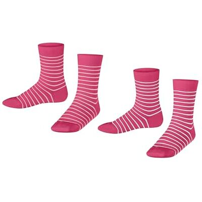 ESPRIT unisex barn fin linje 2-pack strumpor andas biologisk hållbar bomull förstärkt randig hållbar hudvänlig halkfri multipack 2 par, Flerfärgad (rosa rosa 0030), 27-30 ESPRIT unisex barn fin linje 2-pack strumpor andas biologisk hållbar bomull förstärkt randig hållbar hudvänlig halkfri multipack 2 par, Flerfärgad (rosa rosa 0030), 27-30