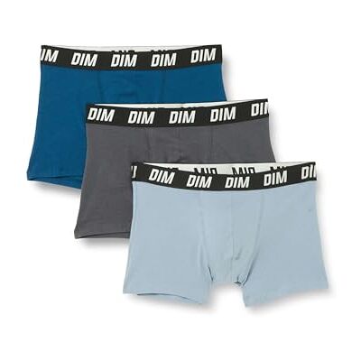 Dim Active Sport Thermoregulatory Boxer för herr x3, Blå/Lila, L Dim Active Sport Thermoregulatory Boxer för herr x3, Blå/Lila, L