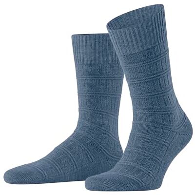 FALKE herrstrumpor Link Attire M So ull Lyocell linne enfärgat 1 par, blå Iron Blue 6640, 43-46, Blå järn blå 6640, 43-46 EU FALKE herrstrumpor Link Attire M So ull Lyocell linne enfärgat 1 par, blå Iron Blue 6640, 43-46, Blå järn blå 6640, 43-46 EU