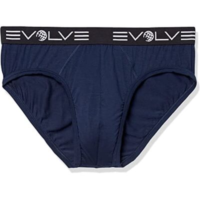 Evolve Herrars lyx guld trim 3-pack ingen show trosor, universitetsmarinblå, XL Evolve Herrars lyx guld trim 3-pack ingen show trosor, universitetsmarinblå, XL