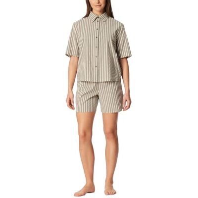 Schiesser Dam pyjamas kort Web – Selected Premium, oliv, 40 Schiesser Dam pyjamas kort Web – Selected Premium, oliv, 40