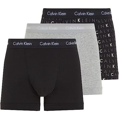 Calvin herr Trunk Trunk 3pk 0000u2662g, Flerfärgad (svart/grå Heather/Subdued Logo), M Calvin herr Trunk Trunk 3pk 0000u2662g, Flerfärgad (svart/grå Heather/Subdued Logo), M