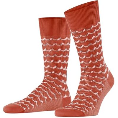 FALKE herrstrumpor Sea Rock M så bomull mönstrade 1 par, orange Red Clay 8095, 43-46 FALKE herrstrumpor Sea Rock M så bomull mönstrade 1 par, orange Red Clay 8095, 43-46