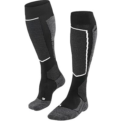 FALKE herr Skidstrumpor SK2 Intermediate Vegan M Kh lyocell funktionsgarn varm tjock 1 par, Svart Black-Mix 3010, 42-43 FALKE herr Skidstrumpor SK2 Intermediate Vegan M Kh lyocell funktionsgarn varm tjock 1 par, Svart Black-Mix 3010, 42-43
