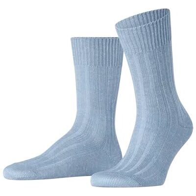 FALKE herr Bay Ribs M So bomull linne enfärgade strumpor, Blå Dream Blue 6240, 39-40 EU FALKE herr Bay Ribs M So bomull linne enfärgade strumpor, Blå Dream Blue 6240, 39-40 EU