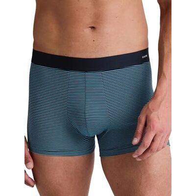 CALIDA Cotton Code Design Boxershorts herr, mjukt elastiskt midjeband, Ljusblå, 46-48 CALIDA Cotton Code Design Boxershorts herr, mjukt elastiskt midjeband, Ljusblå, 46-48