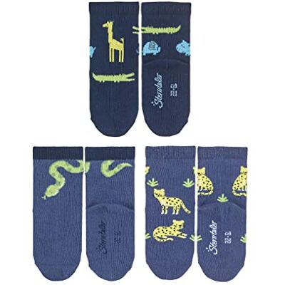Sterntaler bebisar pojkar Strumpor 3-pack Djungeldjur Strumpor Sterntaler bebisar pojkar Strumpor 3-pack Djungeldjur Strumpor