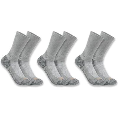 Carhartt herrstrumpor (förpackning med 3), Träkol, X-Large Carhartt herrstrumpor (förpackning med 3), Träkol, X-Large