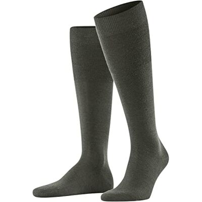 FALKE herr Knästrumpor Airport M Kh ull bomull lång enfärgat 1 par, Grön Green Melange 7155, 39-40 FALKE herr Knästrumpor Airport M Kh ull bomull lång enfärgat 1 par, Grön Green Melange 7155, 39-40