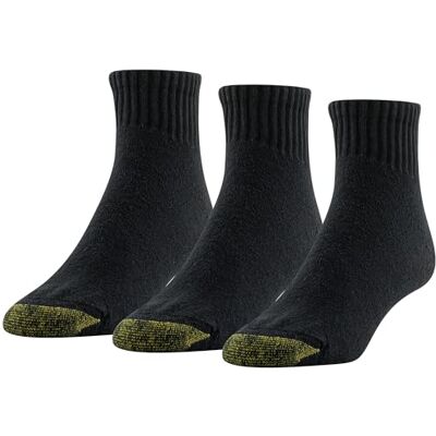 GOLDTOE Gold Toe Herrstrumpor (paket med 3), svart, L GOLDTOE Gold Toe Herrstrumpor (paket med 3), svart, L