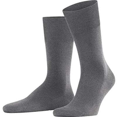 FALKE herr ClimaWool strumpor ventilerande klimatreglerande lukthämmande ull Lyocell mycket hållbar förstärkt elegant fin ultra lätt känsla på huden 1 par, Grå ljusgrå melange 3216, 45-46 EU FALKE herr ClimaWool strumpor ventilerande klimatreglerande lukthämmande ull Lyocell mycket hållbar förstärkt elegant fin ultra lätt känsla på huden 1 par, Grå ljusgrå melange 3216, 45-46 EU