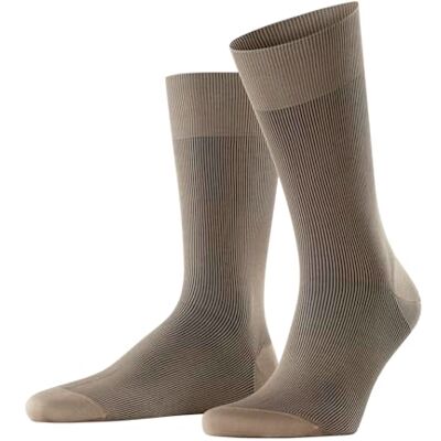 FALKE , fina, skugga, strumpor, andas, bomull, förstärkta herrstrumpor, fina, platta sömmar för tryckfri fotspets, ribbade business, vardag, 1 par, Beige (silvergrå 3930), 41-42 EU FALKE , fina, skugga, strumpor, andas, bomull, förstärkta herrstrumpor, fina, platta sömmar för tryckfri fotspets, ribbade business, vardag, 1 par, Beige (silvergrå 3930), 41-42 EU