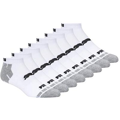 PUMA Men's 8 Pack Low Cut Socks PUMA Men's 8 Pack Low Cut Socks