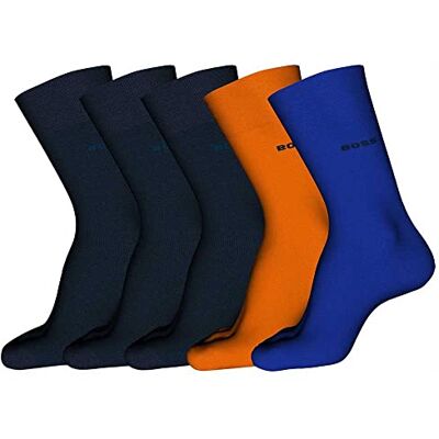 Boss Mäns 5P RS uni Color CC Regular_Socks, Open Miscellaneous964, 39–42, Öppna diverse 964, 39/42 SE Boss Mäns 5P RS uni Color CC Regular_Socks, Open Miscellaneous964, 39–42, Öppna diverse 964, 39/42 SE