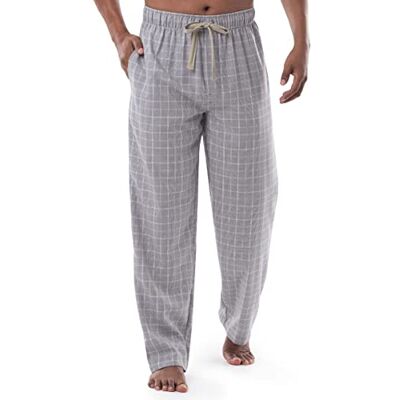 Van Heusen Mäns sovbyxor av poly/rayon twill pyjamasbyxor grå, medium Van Heusen Mäns sovbyxor av poly/rayon twill pyjamasbyxor grå, medium