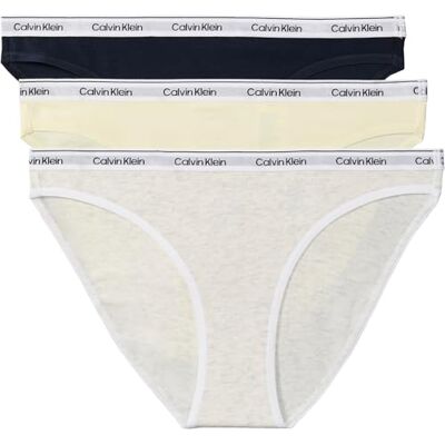 Calvin kvinnors bikini 3-pack LV00QD5207 Bikini, grön (SHORELINE/SNÖHEATHER/PÄRLORBE), XL Calvin kvinnors bikini 3-pack LV00QD5207 Bikini, grön (SHORELINE/SNÖHEATHER/PÄRLORBE), XL