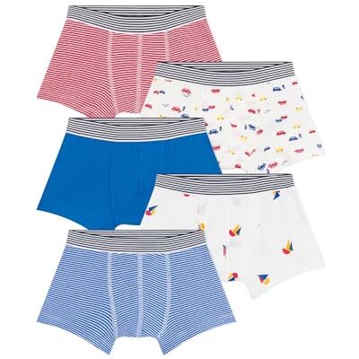 Petit Bateau Set med tryckta bomullsboxare för barn, Material: Polyester, 2 ans Petit Bateau Set med tryckta bomullsboxare för barn, Material: Polyester, 2 ans