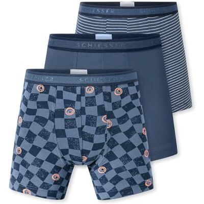 Schiesser Pojkar 3-pack underkläder boxershorts – 95/5 ekologisk bomull – storlek 92 till 140, Sorterad 12, 92 Schiesser Pojkar 3-pack underkläder boxershorts – 95/5 ekologisk bomull – storlek 92 till 140, Sorterad 12, 92