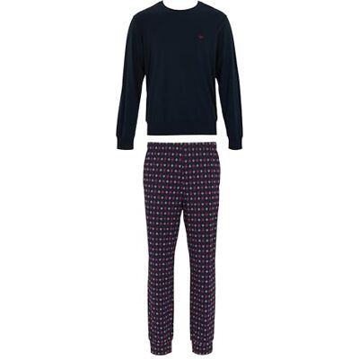 Giorgio Armani mans klassiska mönster mix pyjamas med muffins set blå M, BLÅ, M Giorgio Armani mans klassiska mönster mix pyjamas med muffins set blå M, BLÅ, M
