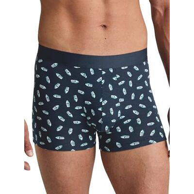 CALIDA Cotton Code Design Boxershorts herr, mjukt elastiskt midjeband, Pond Green, 46-48 CALIDA Cotton Code Design Boxershorts herr, mjukt elastiskt midjeband, Pond Green, 46-48