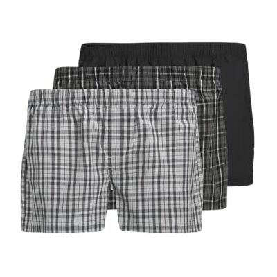 JACK & JONES Jacmilano vävda boxers 3-pack Noos (förpackning med 3), Poppy seed, XXL JACK & JONES Jacmilano vävda boxers 3-pack Noos (förpackning med 3), Poppy seed, XXL