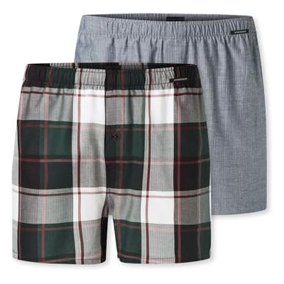 Schiesser Herr 2-pack bomull vävda multipack vävda boxershorts, sorterade 6_183215, 4, Sorterad 6_183215, 4 SE Schiesser Herr 2-pack bomull vävda multipack vävda boxershorts, sorterade 6_183215, 4, Sorterad 6_183215, 4 SE