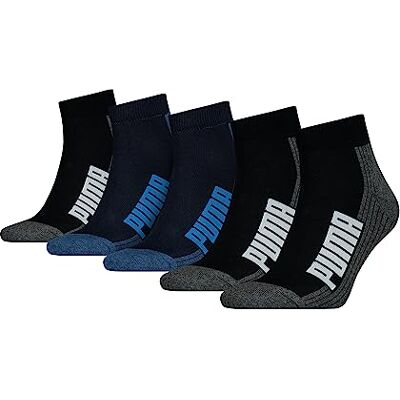 PUMA unisex vuxen Strumpor Bwt Cushioned Quarter, Blå, Svart, 35/38 EU PUMA unisex vuxen Strumpor Bwt Cushioned Quarter, Blå, Svart, 35/38 EU