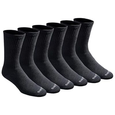 Dickies Dri-Tech Essential Moisture Control Crew Herrstrumpor, finns i storlekarna M–XXL (6 eller 12 par), XX-Large Dickies Dri-Tech Essential Moisture Control Crew Herrstrumpor, finns i storlekarna M–XXL (6 eller 12 par), XX-Large