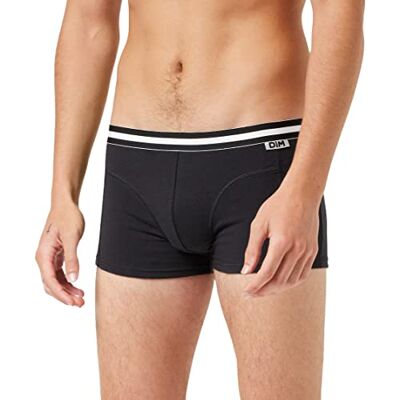 Dim Sous-vetement Homme Boxershorts låg kostnad ECO Coton Stretch x4 trosor, flerfärgad, 9 Dim Sous-vetement Homme Boxershorts låg kostnad ECO Coton Stretch x4 trosor, flerfärgad, 9