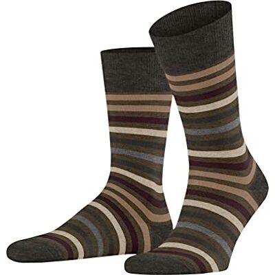 FALKE herr Tinted Stripe strumpor andas klimatreglerande lukthämmande ull bomull förstärkta herrstrumpor randiga hållbara allrounder för affärer vardag 1 par, Grön Beech 7464, 43-46 EU FALKE herr Tinted Stripe strumpor andas klimatreglerande lukthämmande ull bomull förstärkta herrstrumpor randiga hållbara allrounder för affärer vardag 1 par, Grön Beech 7464, 43-46 EU