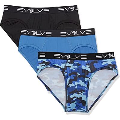 Evolve Herr Sport Mesh 3-pack No Show Trosa, Svart/Mörk Denim/Traditionell Camo-Denim, XL Evolve Herr Sport Mesh 3-pack No Show Trosa, Svart/Mörk Denim/Traditionell Camo-Denim, XL