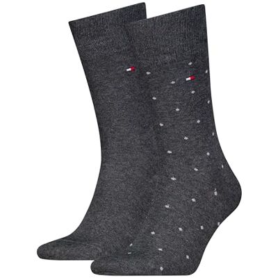 Tommy Hilfiger 8719965009202 TH MEN SOCK 2P DOT, antracit, 39-42 EU Tommy Hilfiger 8719965009202 TH MEN SOCK 2P DOT, antracit, 39-42 EU