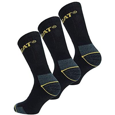 CAT erpillar Herrstrumpor Real Work arbetsstrumpor, 3-pack, storlek 46/50, svart CAT erpillar Herrstrumpor Real Work arbetsstrumpor, 3-pack, storlek 46/50, svart