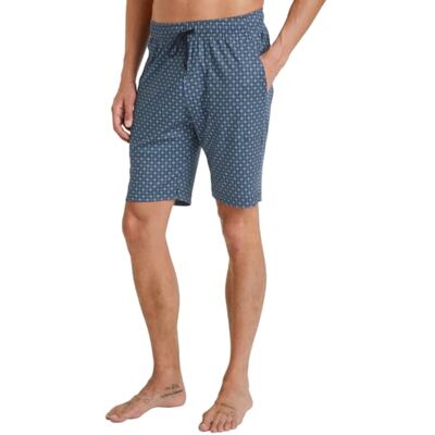 CALIDA RMX Sleep Bermudas för män, med sidofickor, av 100% bomull, Mörk safir, 52/54 CALIDA RMX Sleep Bermudas för män, med sidofickor, av 100% bomull, Mörk safir, 52/54