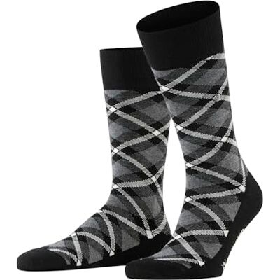 Burlington herrstrumpor Tartan M SO bomull mönstrad 1 par, svart (svart 3000), 40–46, Svart (svart 3000), 40-46 EU Burlington herrstrumpor Tartan M SO bomull mönstrad 1 par, svart (svart 3000), 40–46, Svart (svart 3000), 40-46 EU