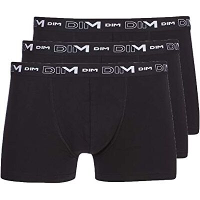 Dim boxershorts för män (förpackning med 3), Noir, 3XL Dim boxershorts för män (förpackning med 3), Noir, 3XL