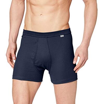 HUBER Herr byxa kort ben med inslag hipster, Blå (Marine 0386), XXL HUBER Herr byxa kort ben med inslag hipster, Blå (Marine 0386), XXL