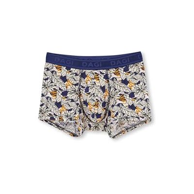 Dagi Navy Fashion stickad normal midja mikro modal kort benboxer, marinblå, S, marinblå, S Dagi Navy Fashion stickad normal midja mikro modal kort benboxer, marinblå, S, marinblå, S