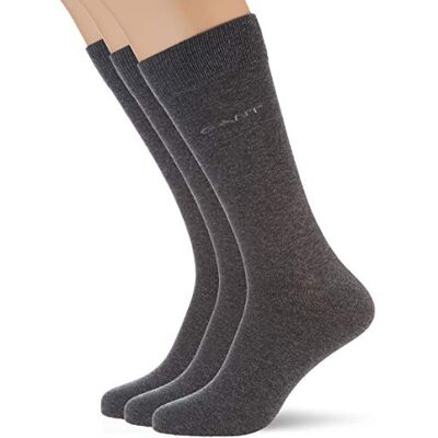GANT Herrstrumpor mjuka bomullsstrumpor 3-pack, Kolmelange, 40-42 GANT Herrstrumpor mjuka bomullsstrumpor 3-pack, Kolmelange, 40-42