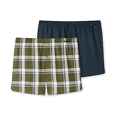 Schiesser Herren 2 PACK Boxershorts Baumwolle Web Webboxer Schiesser Herren 2 PACK Boxershorts Baumwolle Web Webboxer