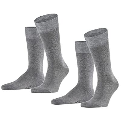 FALKE Strumpor (set om 2) herr, Grå (ljusgrå melange 3390), 43/46 EU FALKE Strumpor (set om 2) herr, Grå (ljusgrå melange 3390), 43/46 EU