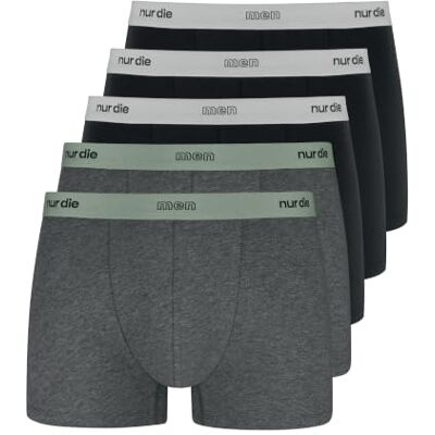 Nur Die Endast 5-pack boxers GOTS ekologisk bomull snäva boxershorts av ekologisk bomull kalsonger män Nur Die Endast 5-pack boxers GOTS ekologisk bomull snäva boxershorts av ekologisk bomull kalsonger män