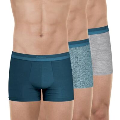 EMINENCE 3-pack boxershorts för män från studio långvarig stretchbomull Oeko-TEX Standard 100 överlägsen komfort chic och modern EMINENCE 3-pack boxershorts för män från studio långvarig stretchbomull Oeko-TEX Standard 100 överlägsen komfort chic och modern