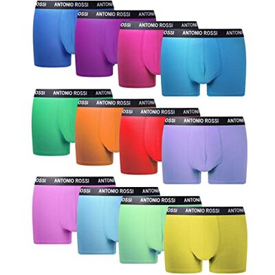ANTONIO ROSSI FM London herr Hipster Fitted Boxer, flerfärgad, L ANTONIO ROSSI FM London herr Hipster Fitted Boxer, flerfärgad, L