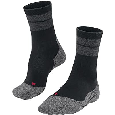 FALKE herr Vandringsstrumpor TK Stabilizing M So ull funktionsmaterial tjock anti-blåsor 1 par, Svart Black 3003, 46-48 FALKE herr Vandringsstrumpor TK Stabilizing M So ull funktionsmaterial tjock anti-blåsor 1 par, Svart Black 3003, 46-48