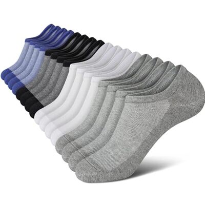 wernies IJARL No Show herrstrumpor, låga ankelstrumpor, korta strumpor män casual bomull strumpor, Färgblandning-002 (8 par/16 st), M:US Shoes Size 6-10, Färgblandning-002 (8 par/16 stycken), M:US Shoes Size wernies IJARL No Show herrstrumpor, låga ankelstrumpor, korta strumpor män casual bomull strumpor, Färgblandning-002 (8 par/16 st), M:US Shoes Size 6-10, Färgblandning-002 (8 par/16 stycken), M:US Shoes Size